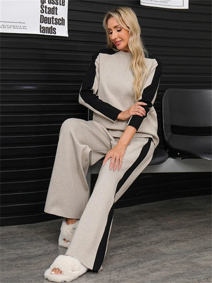 Chic Women's 2 Piece Sweater Set