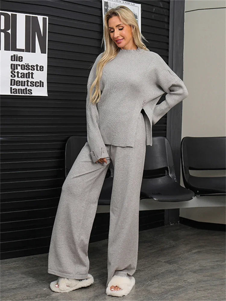 Luxury Women’s Winter Sweater & Pants Set