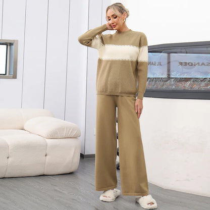 Sophisticated Women’s Winter Sweater & Pants Set