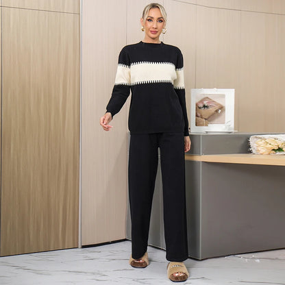 Sophisticated Women’s Winter Sweater & Pants Set