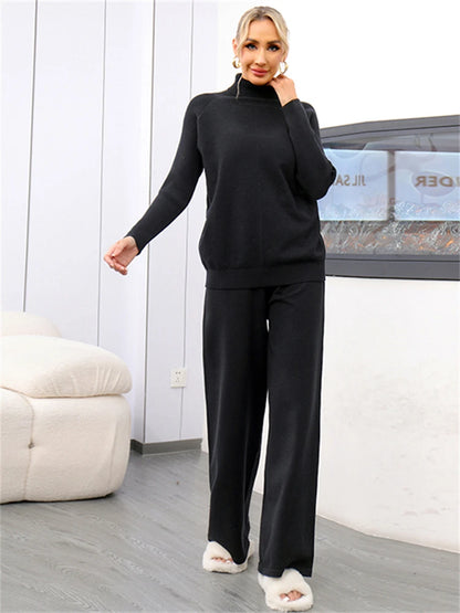 Warm & Elegant Women's Knitted 2-Piece Set